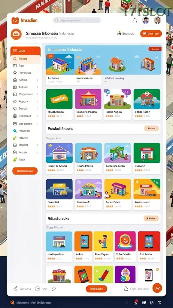 Cuplikan layar TITAN777 — menu navigasi