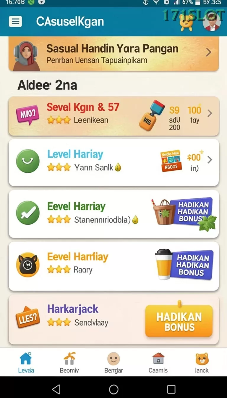 Cuplikan layar 180SLOT — aktivitas